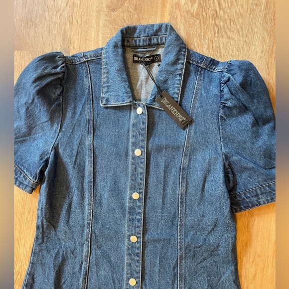 NWT Blank NYC Walk in the Park Denim Dress - Picture 5 of 10